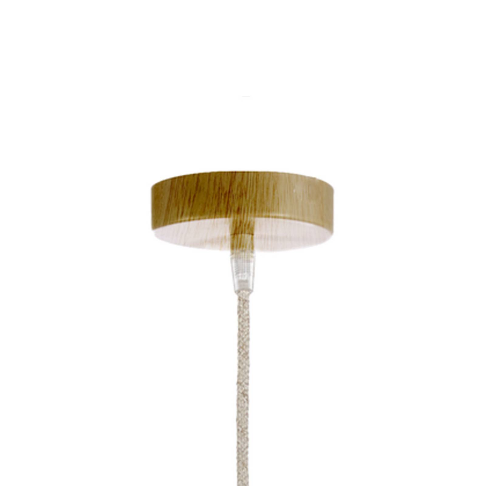 Lampa wisząca Luis, Ø 35 cm, rattan, E27