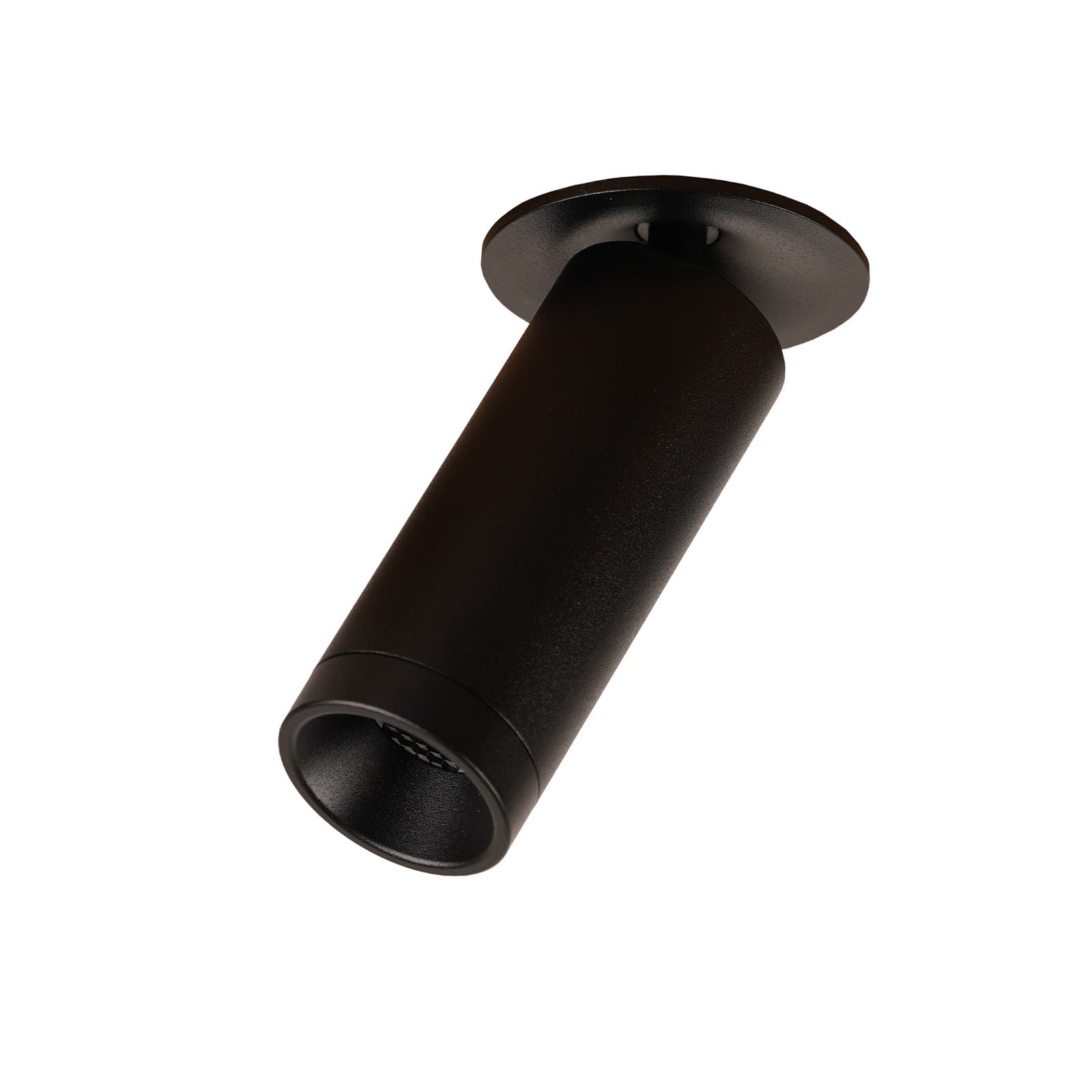 Domino Mini upotettava LED-kohdevalaisin, musta, korkeus 10 cm, GU10-LED – ANTIDARK - Olohuone - Moderni - Alumiini - Yksilamppuinen