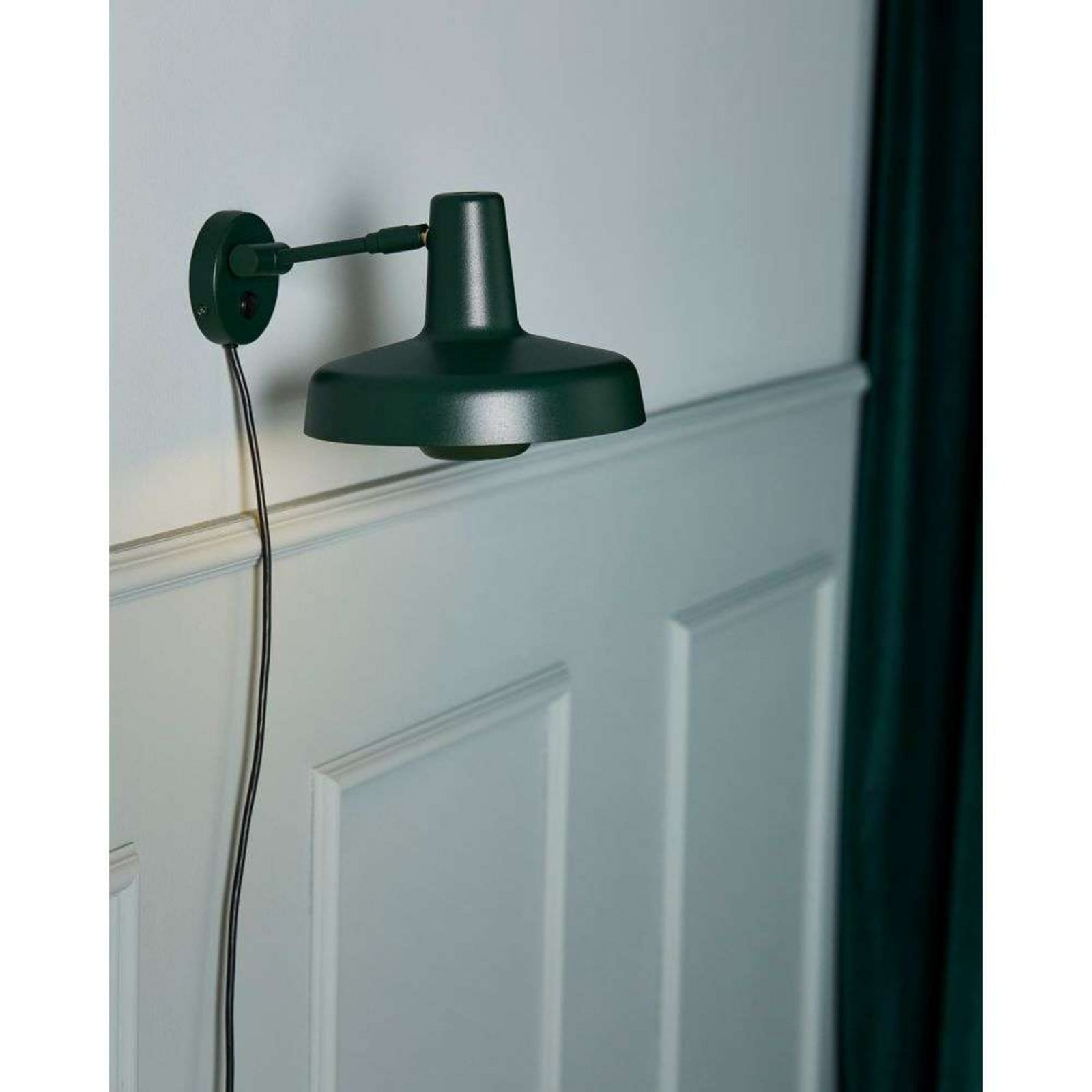 Arigato Væglampe Extra Short Green GRUPA - Stue - Vintage - Aluminium billede