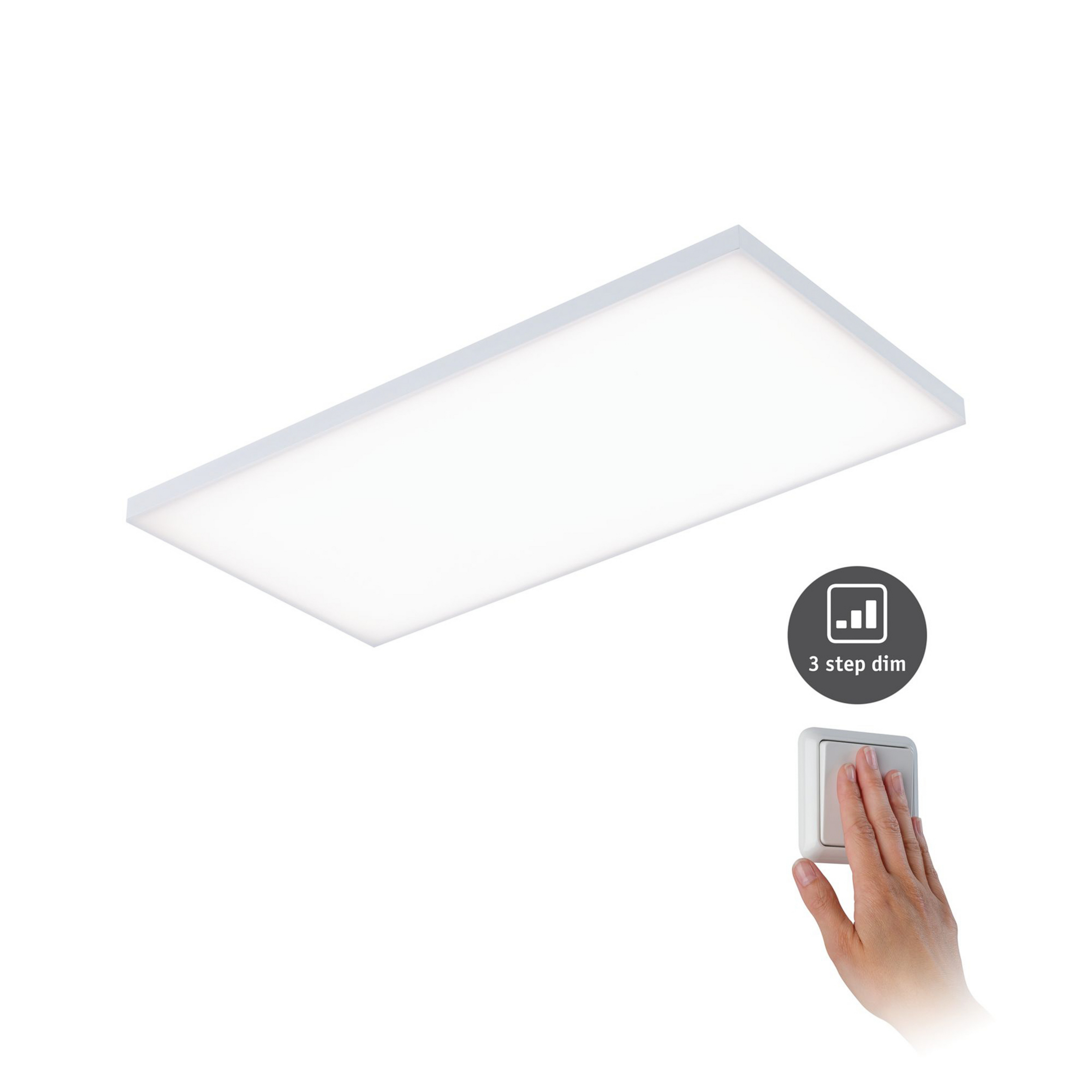 Paulmann Velora LED-Panel 3-step-dim, 59,5x29,5 cm