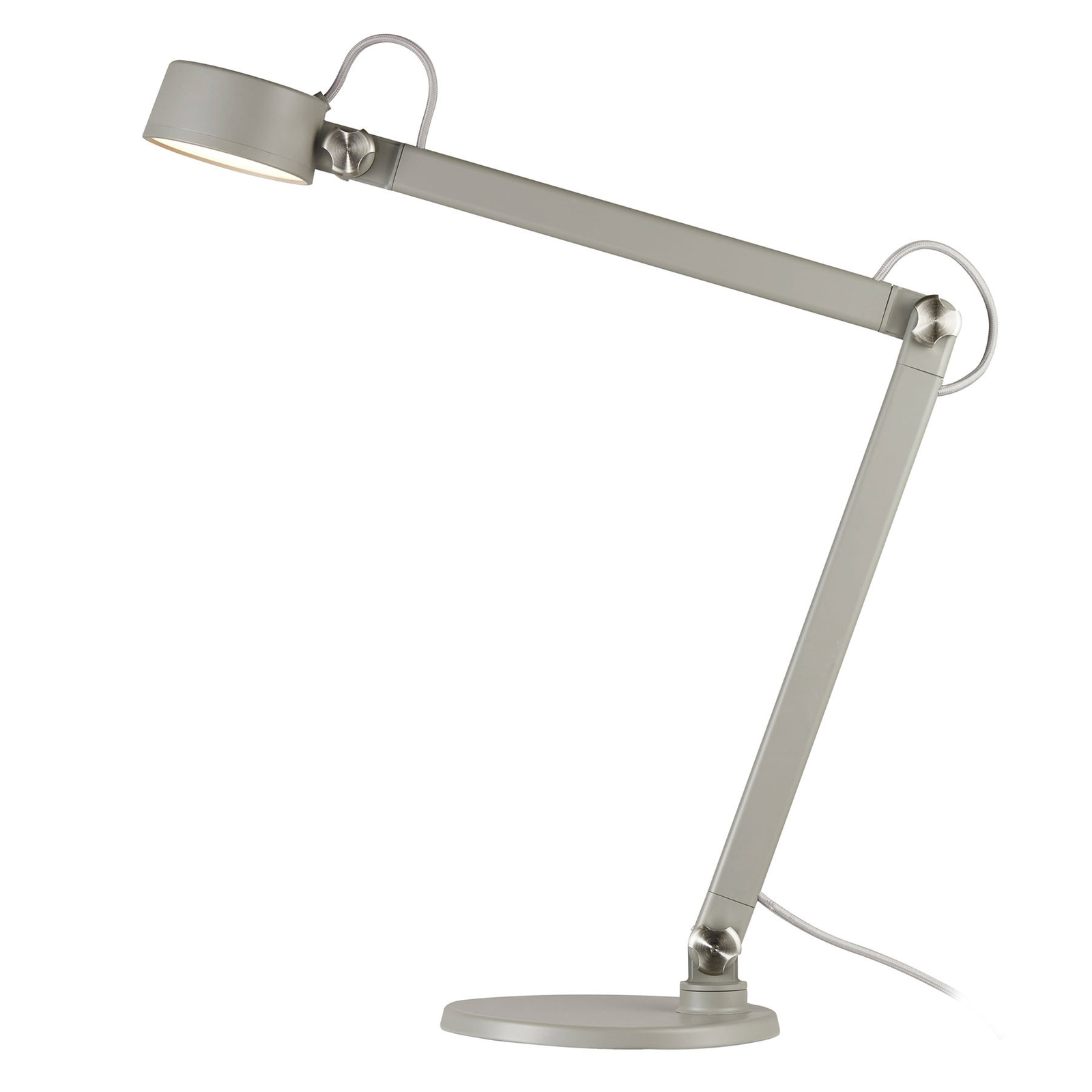 LED stolní lampa Nobu, šedá