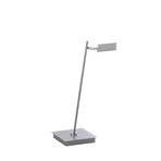 PURE Mira lampa stołowa LED, ściemniana, aluminium