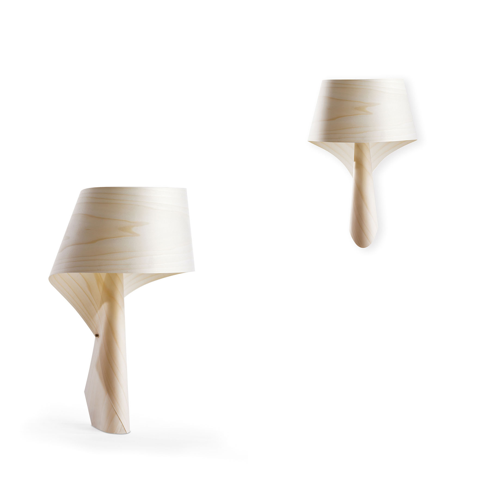 LZF Air Wandleuchte aus Holzfurnier