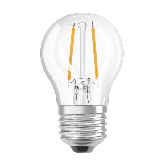 OSRAM żarówka kropla LED E27 827 przezroczysta