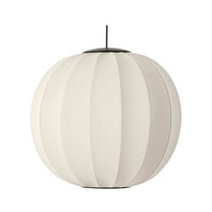 Knit-Wit 60 Round LED Taklampa Pearl White - Made By Hand