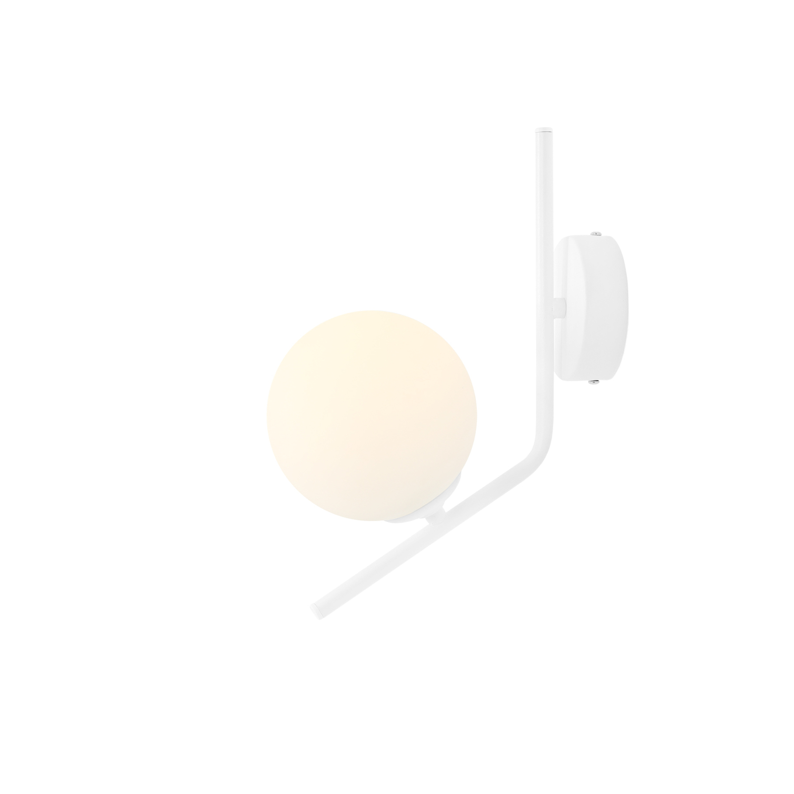 Aplique Dione, 1 luz, blanco