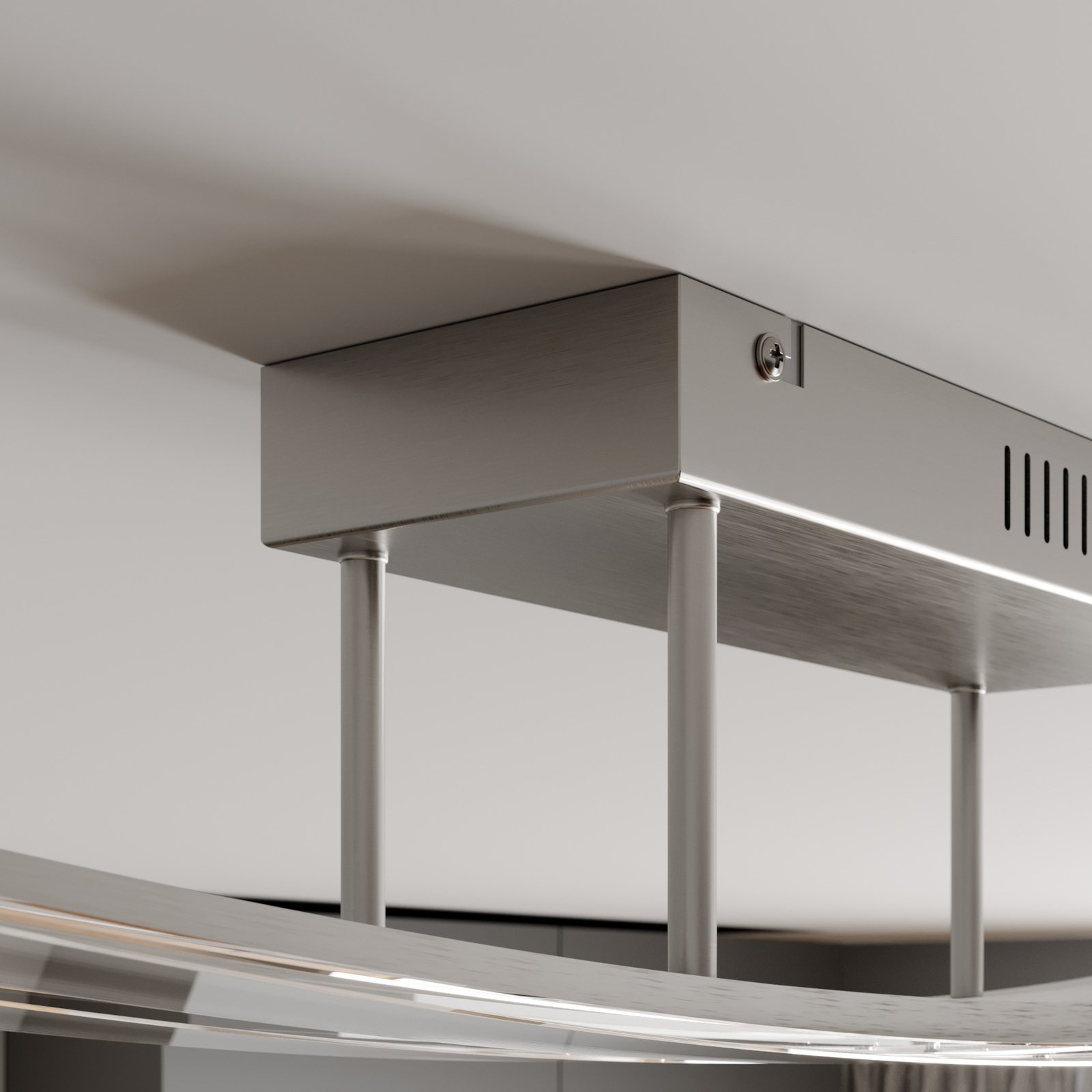 Jarda Double Taklampe Nickel - Lindby