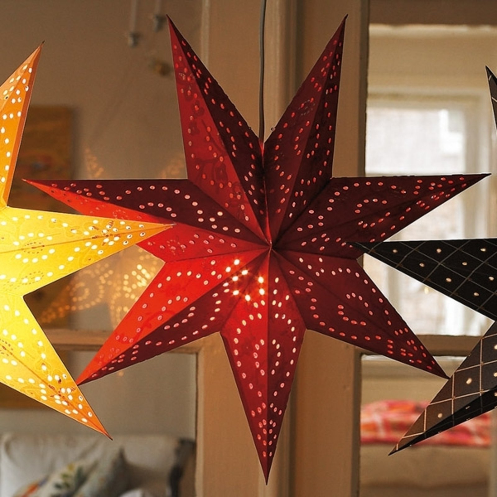 Star Aratorp 45cm σε κόκκινο χρώμα