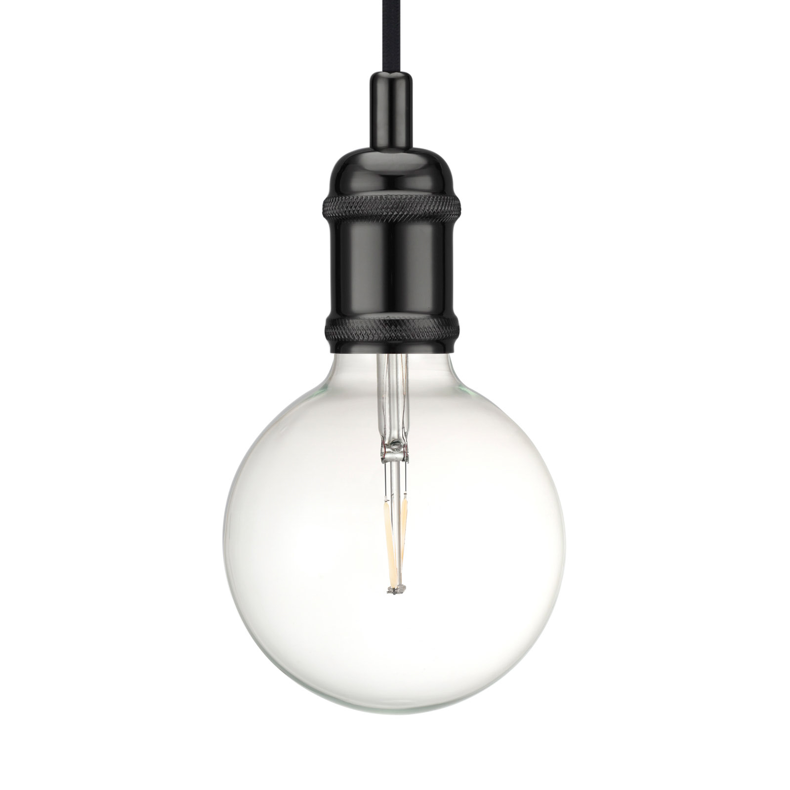Avra – minimalistická závesná lampa v čiernej