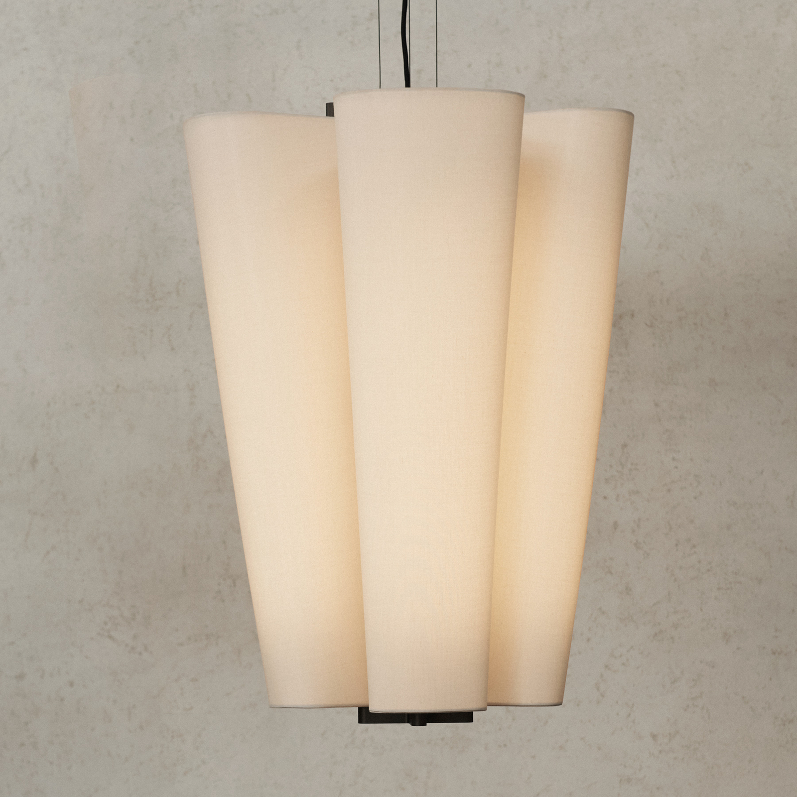 Bella SC115 hanging light, Ø 54 cm, beige, 4-bulb - &TRADITION Bella SC115 hanging light, Ø 54 cm, beige, 4-bulb - &TRADITION