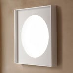 Luceplan Cassette LED fali lámpa fázis vágás 90x90cm