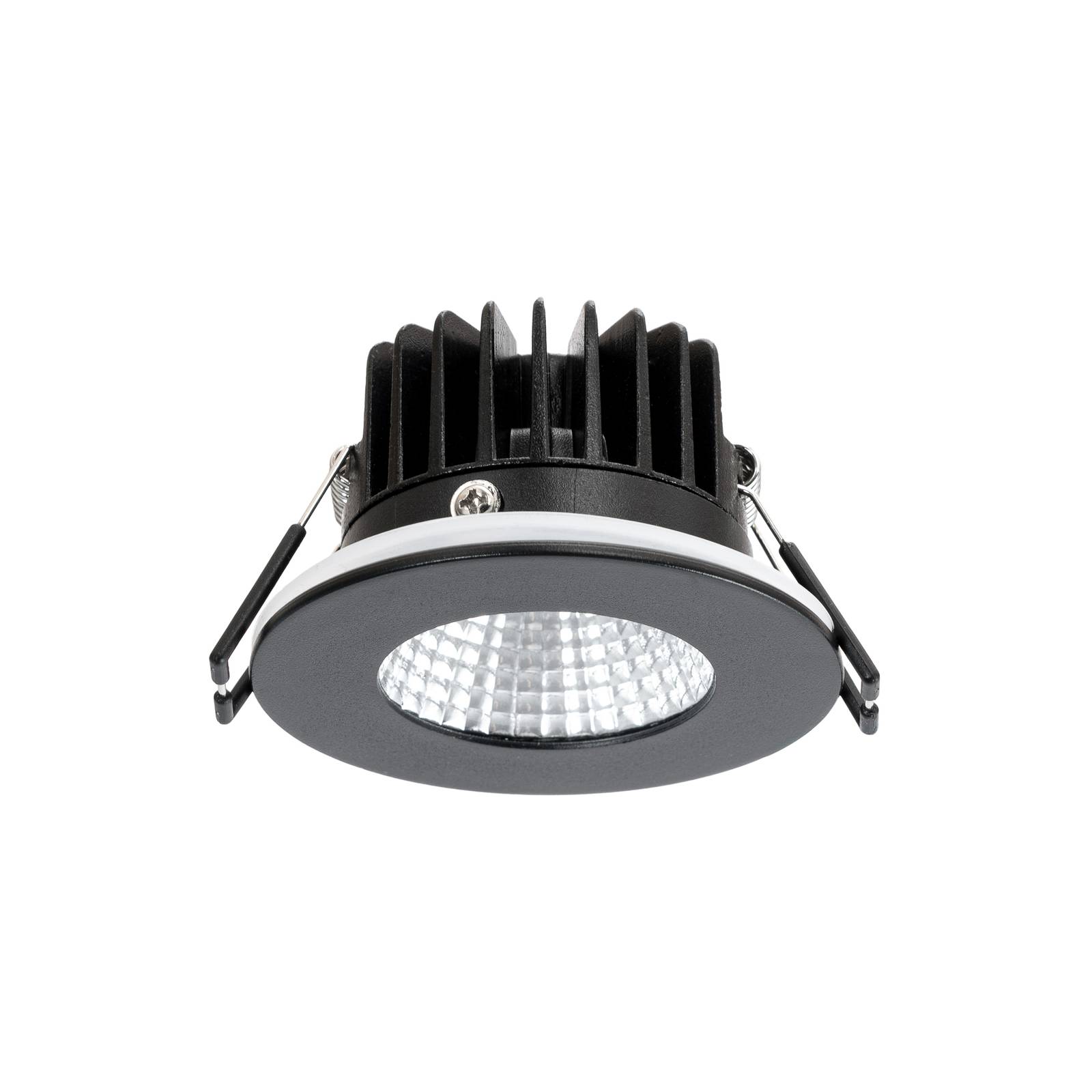 Arcchio LED downlight Lirin, czarny, 4000K