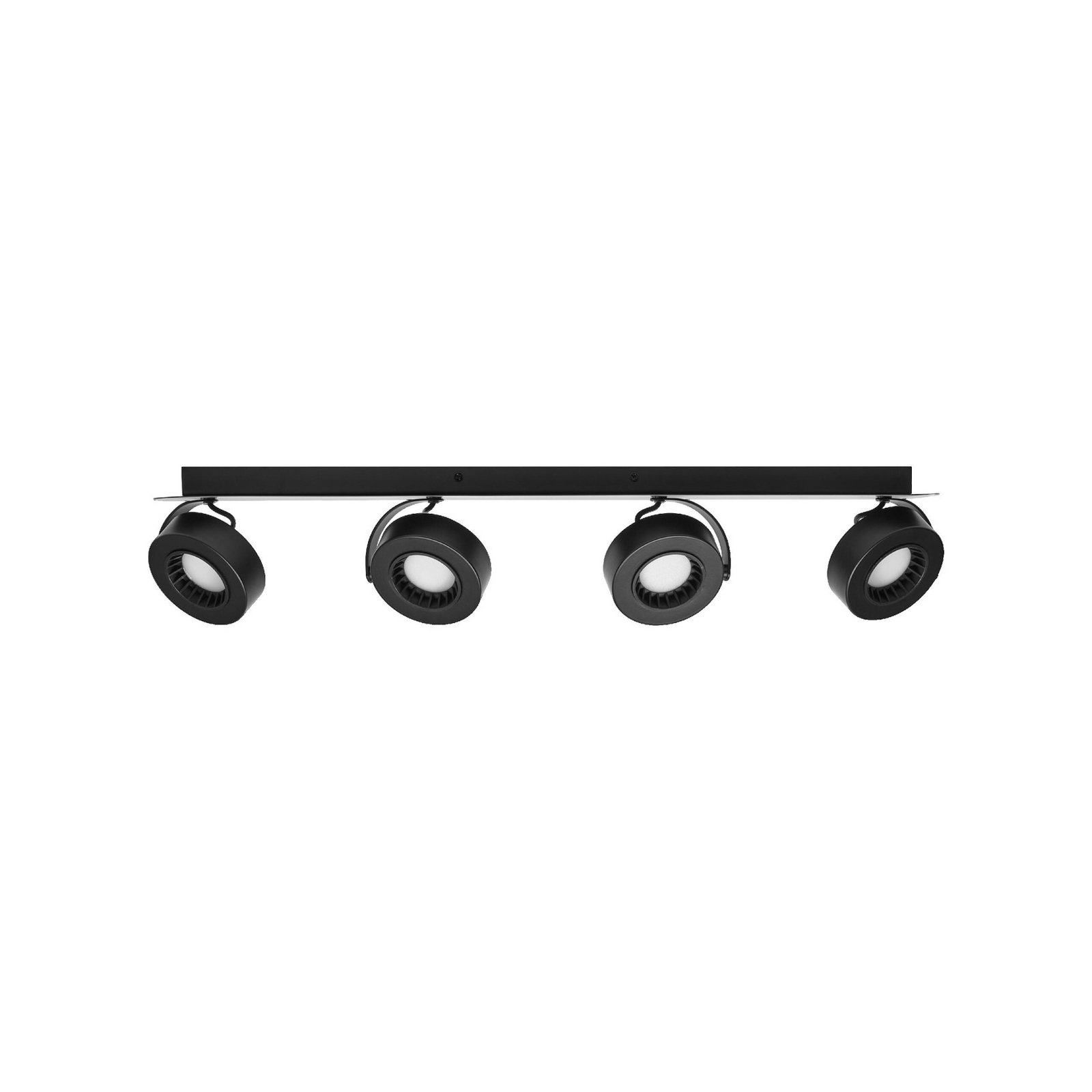 OSRAM LED-Deckenstrahler VENUS schwarz 4-flg. Metall 3.000 K
