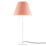 Luceplan Costanza bordlampe D13if hvit/rosa