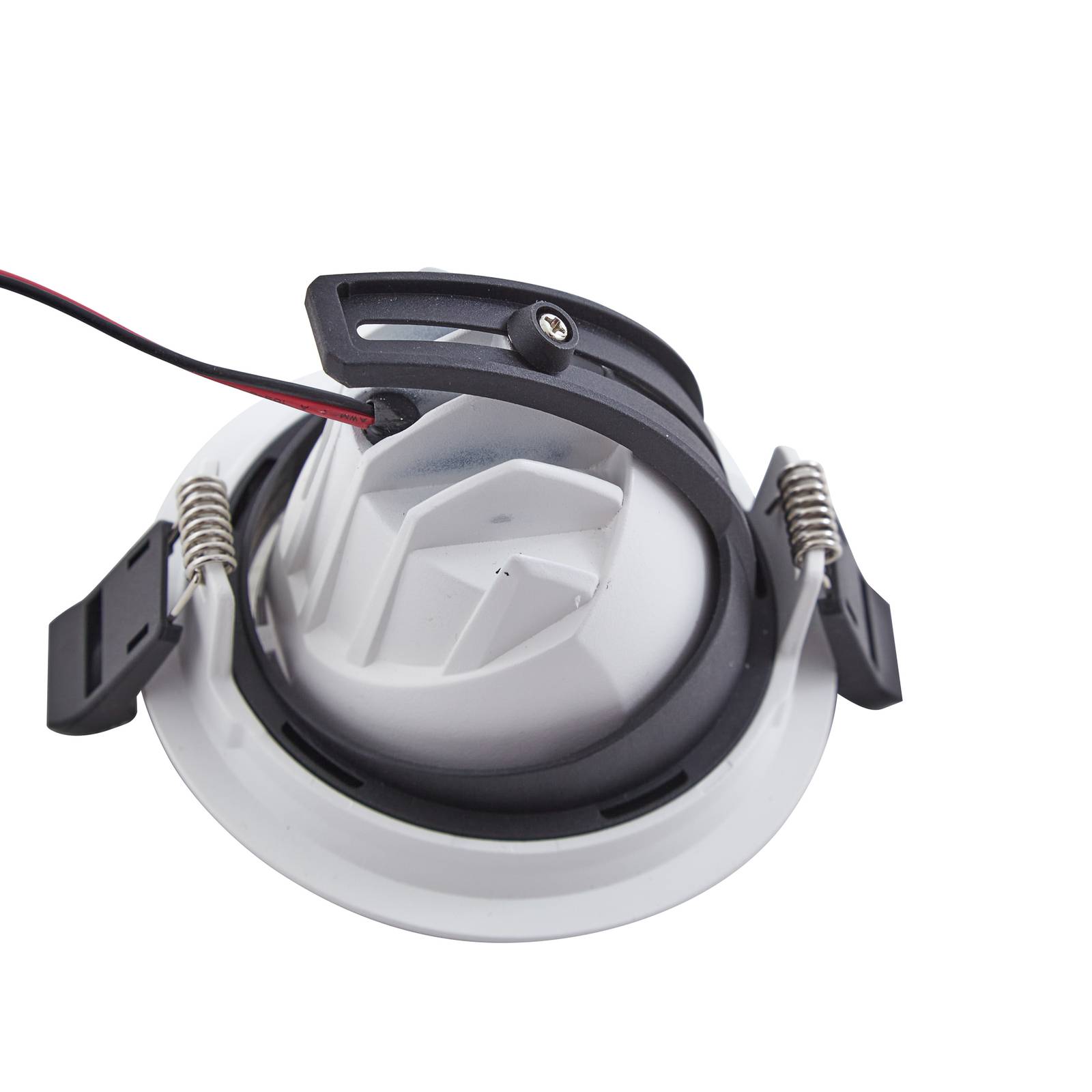 Arcchio Harcos LED downlight, biały, Ø 11 cm, 4000K