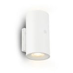 LED akumulátorové nástěnné světlo Isy, matná bílá, plast, 3 000 K