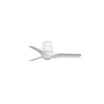 LED mennyezeti ventilátor Hey, fehér, DC, csendes, Ø 90 cm, CCT
