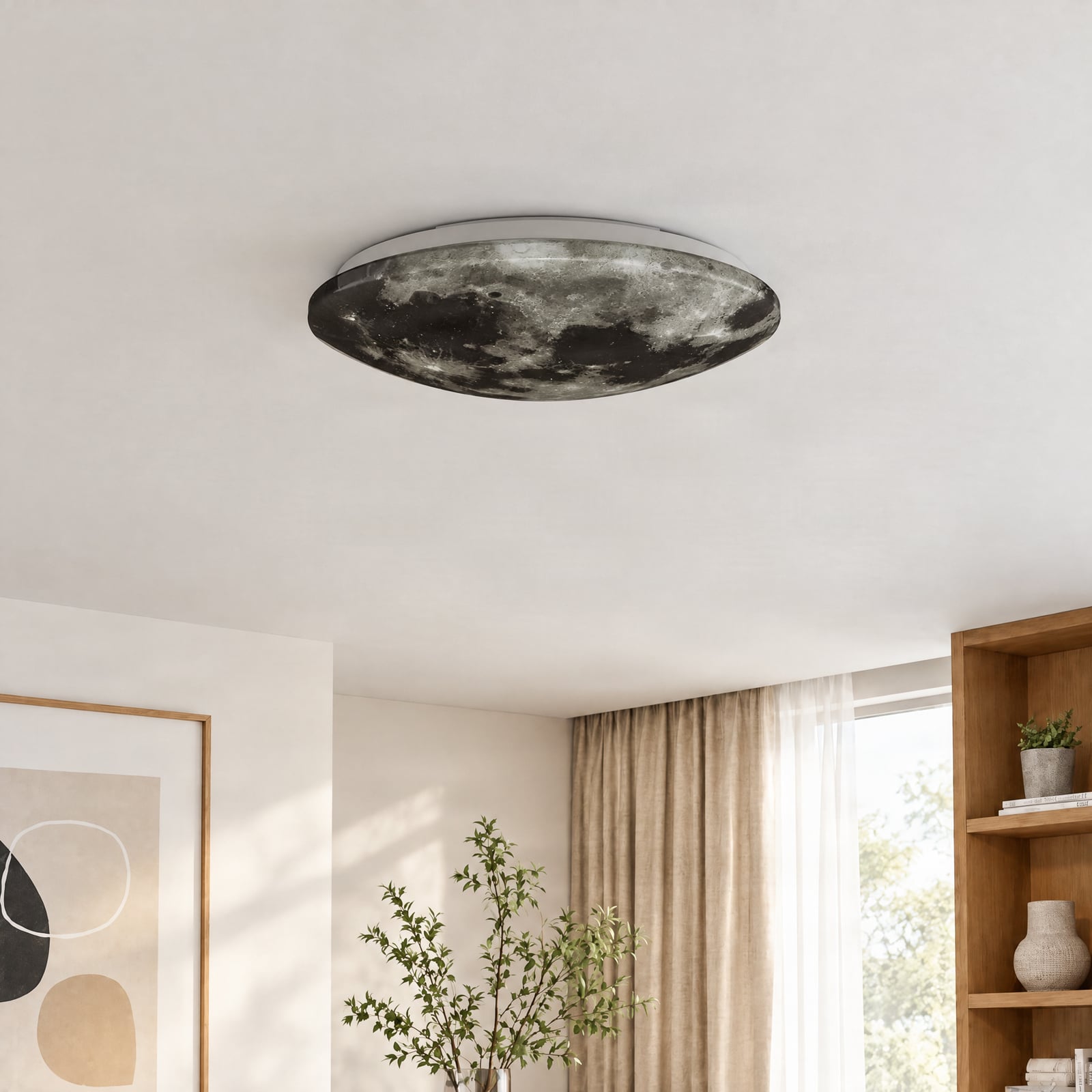 LED-taklampe Lunar med fjernkontroll 40 cm LED-taklampe Lunar med fjernkontroll 40 cm