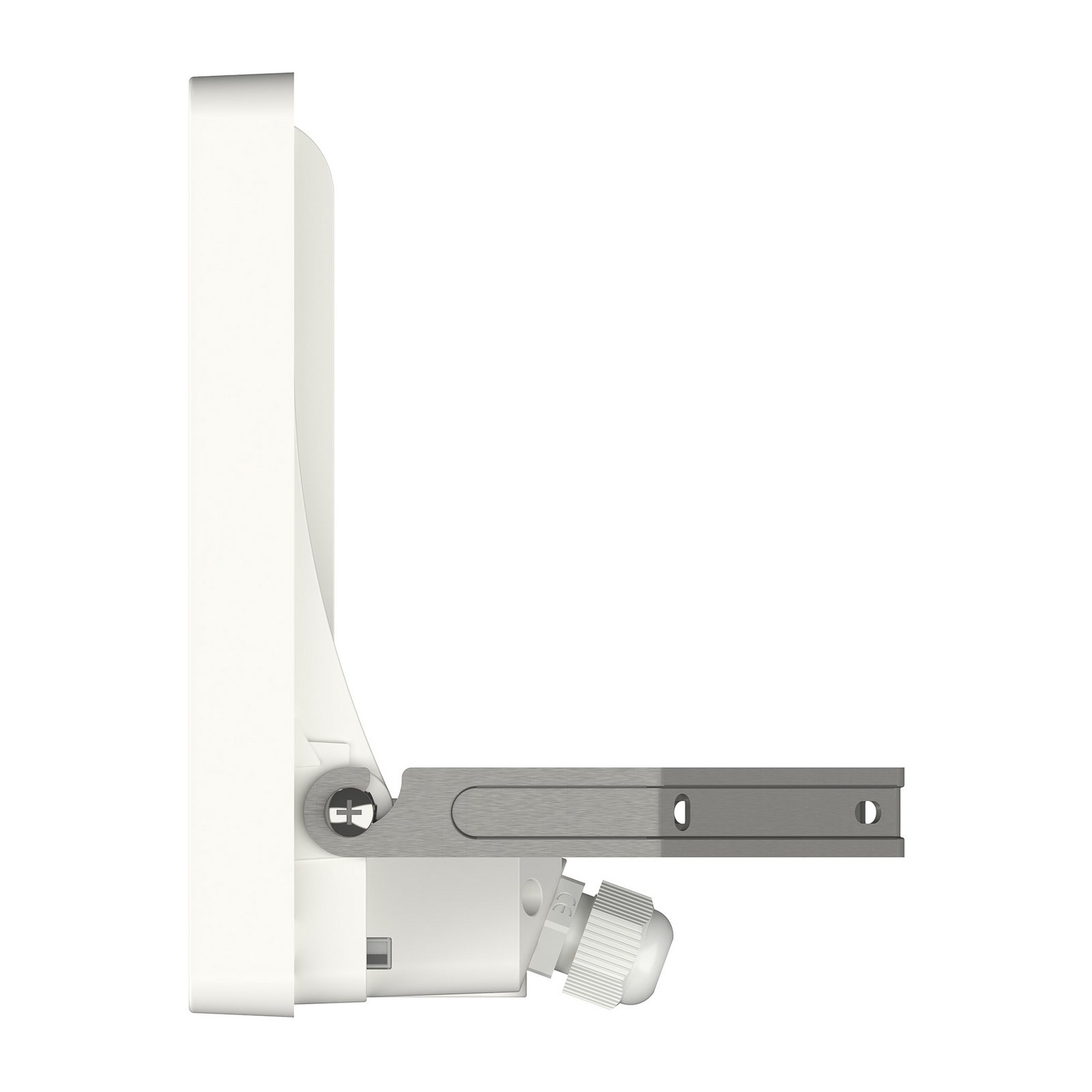 Theben LED vonkajší stenový reflektor theLeda B100 dual, biely, IP65