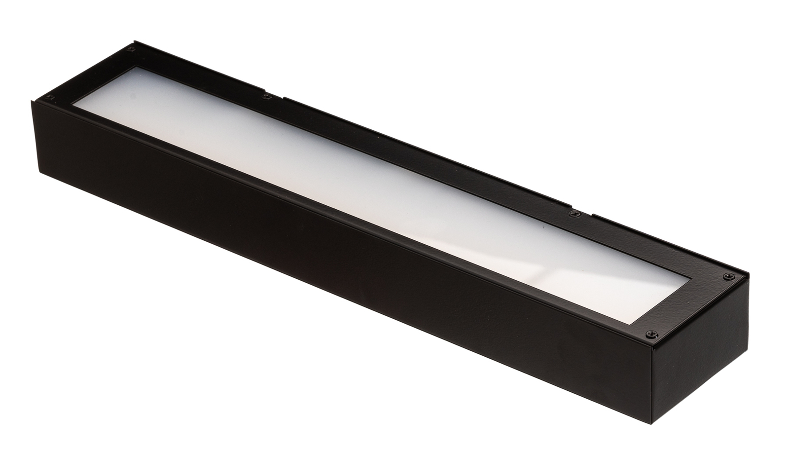 Mera LED wall light, width 40cm, black, 3000K