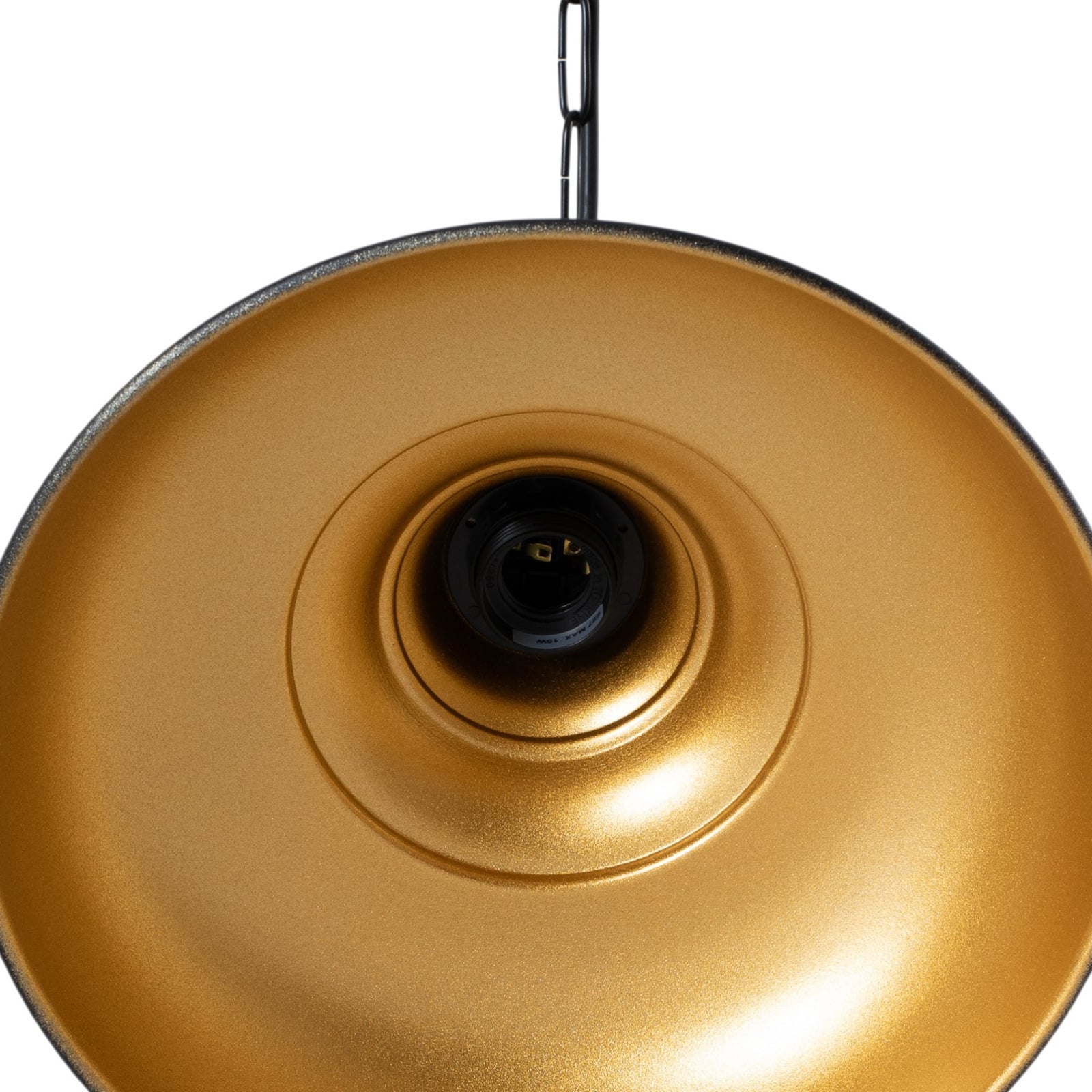 Hängeleuchte Nota, schwarz, Ø 31 cm, Metall, E27