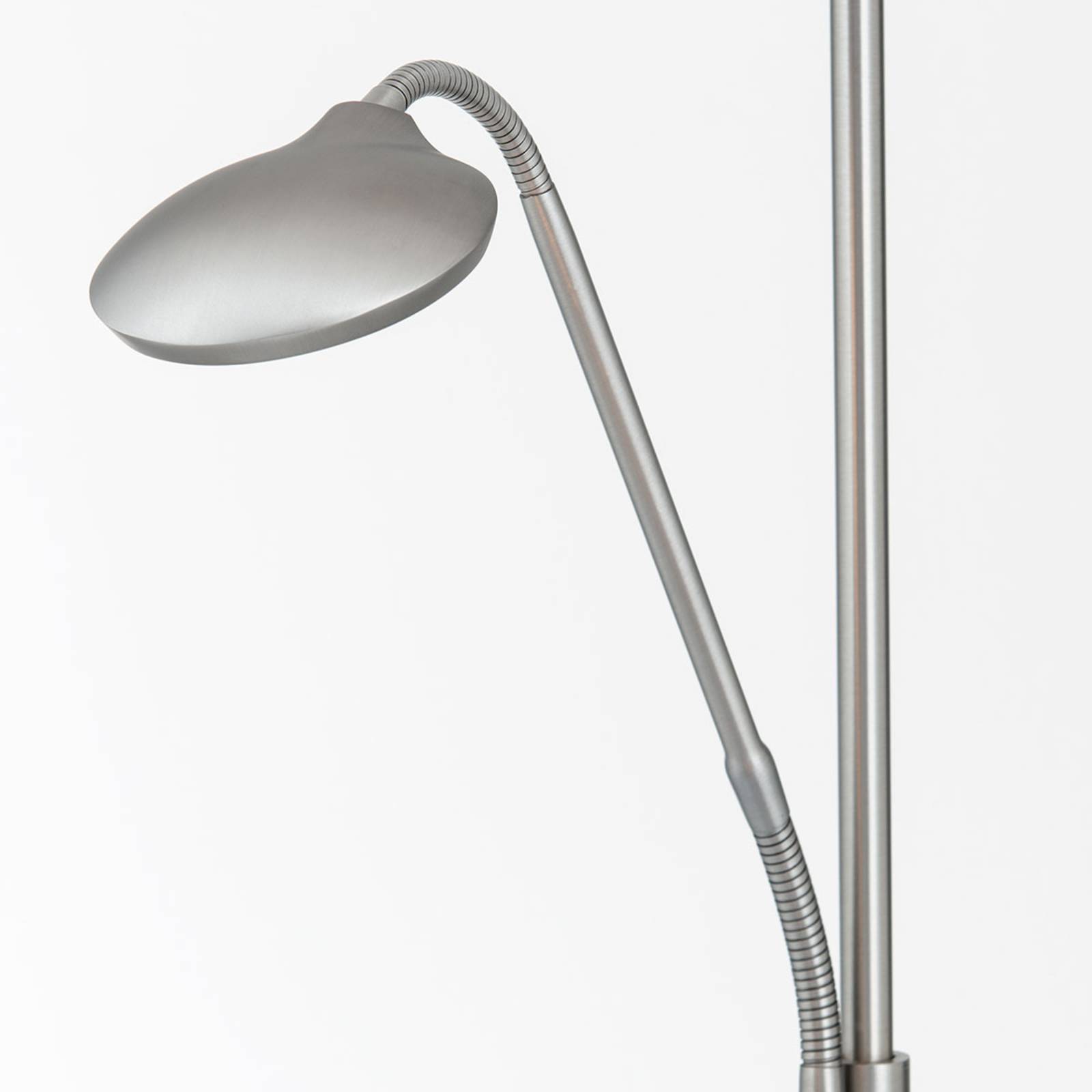 Lampa stojaca LED Cobra, nikiel