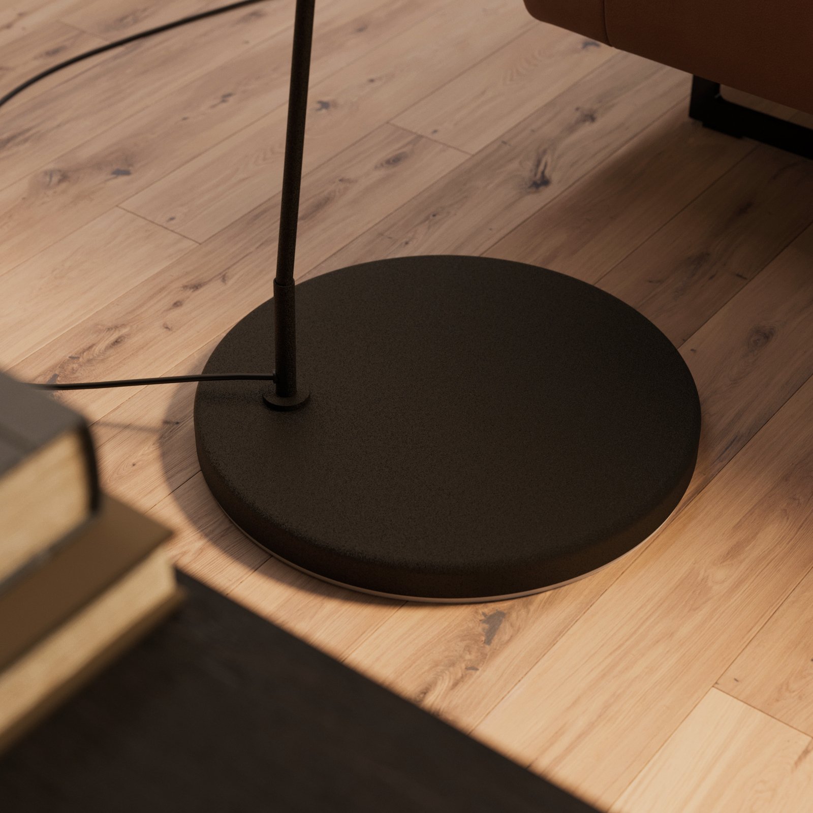 Esti Floor Lamp Black/Gold - Lindby