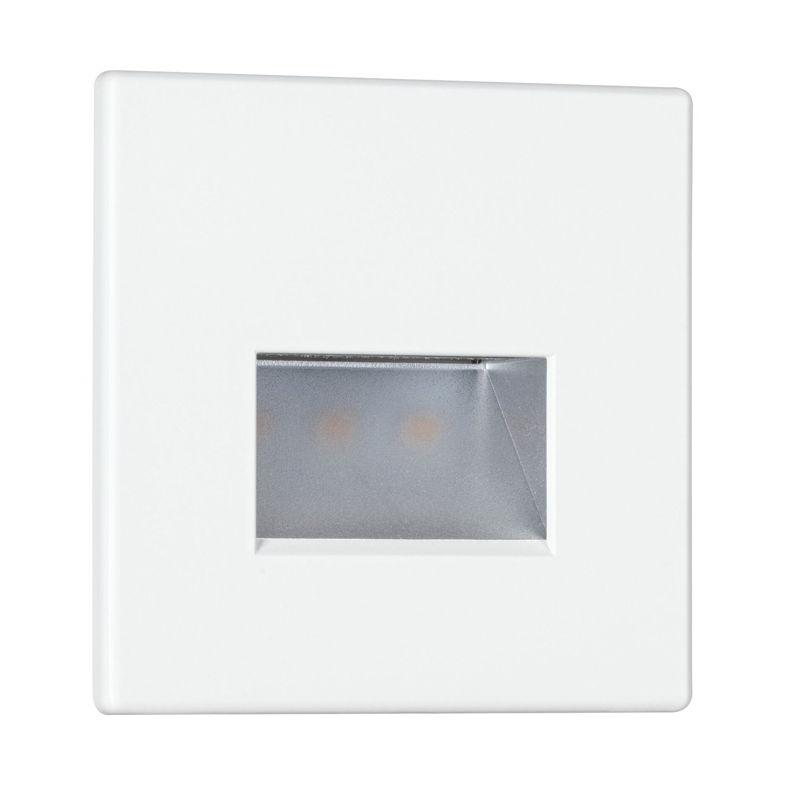 Paulmann Edge LED recessed wall light, white