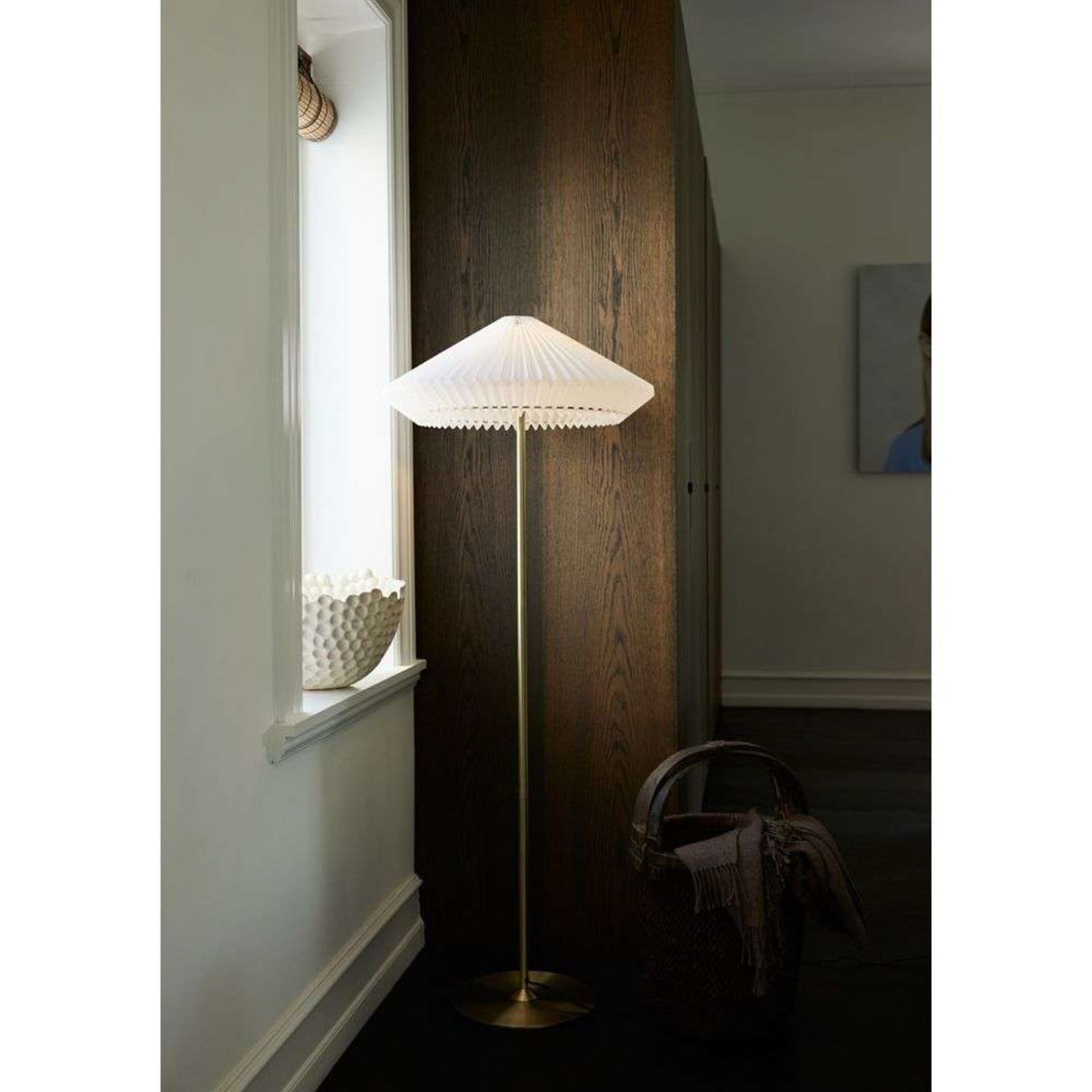 Paris Golvlampa &Oslash;56 Clean White/Antique Halo Design - Vardagsrum - Metall
