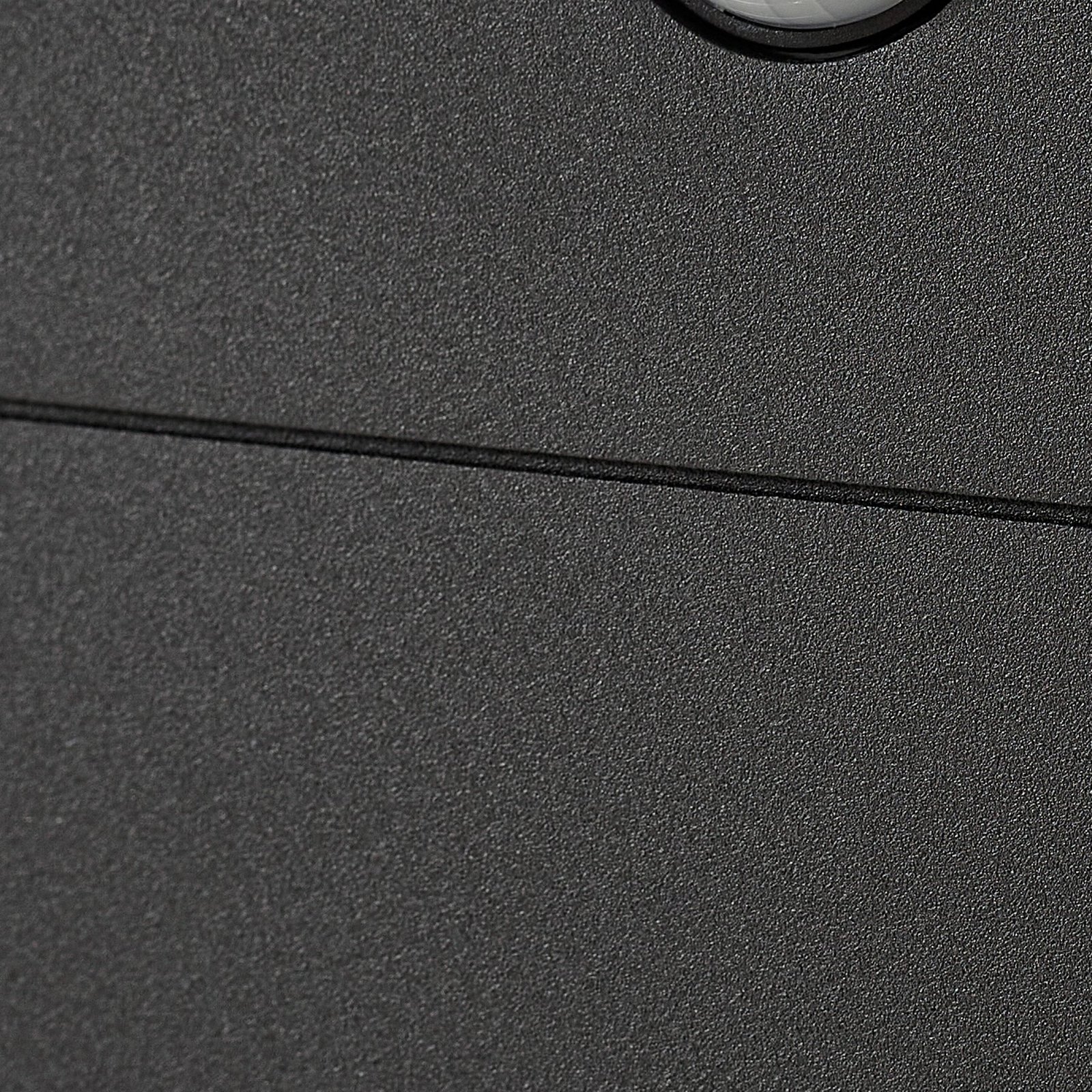 Bornă luminoasă LED Iberion pentru iluminat exterior, antracit, senzor, 90 cm -