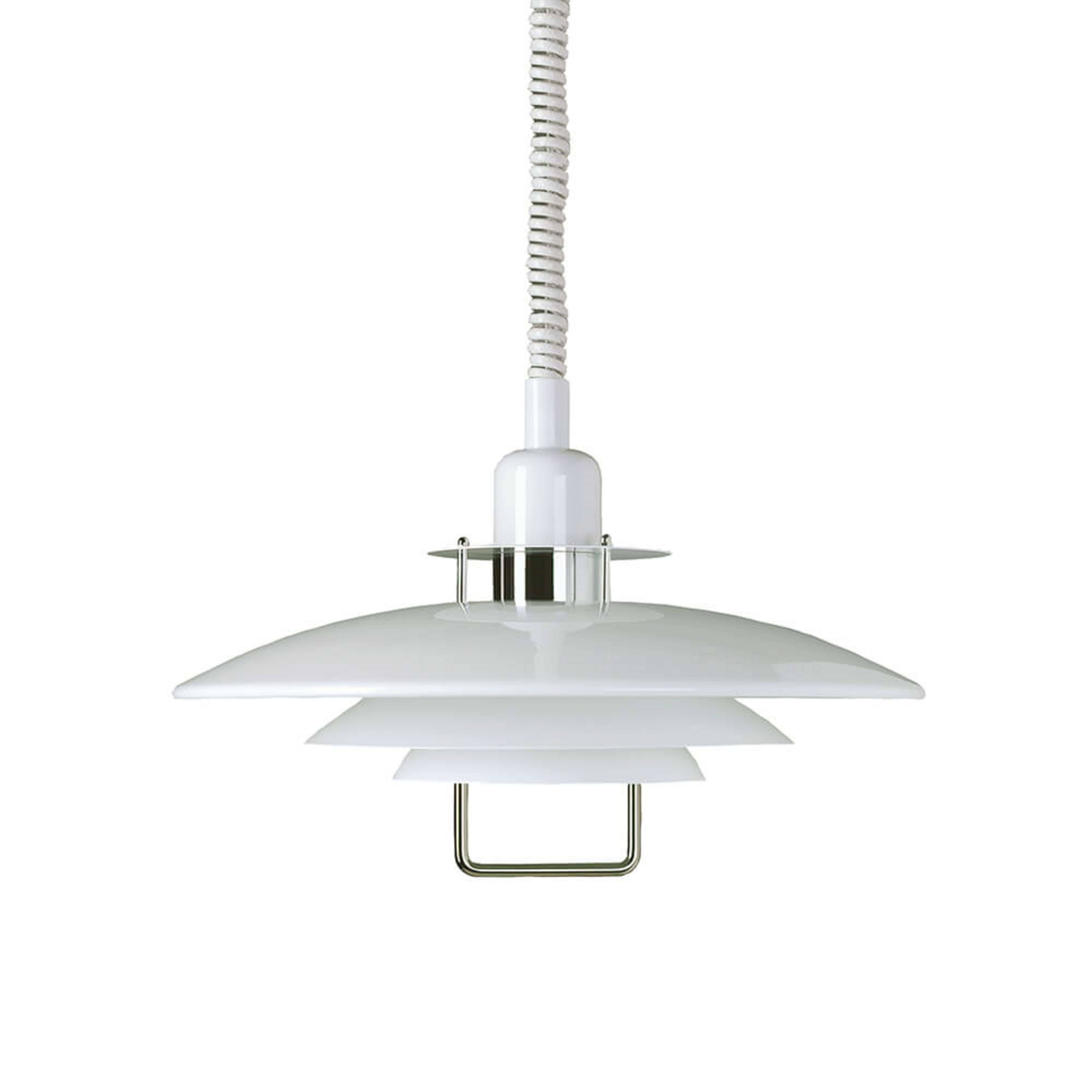 Primus II Suspension Ø43 White/Chrome - Belid