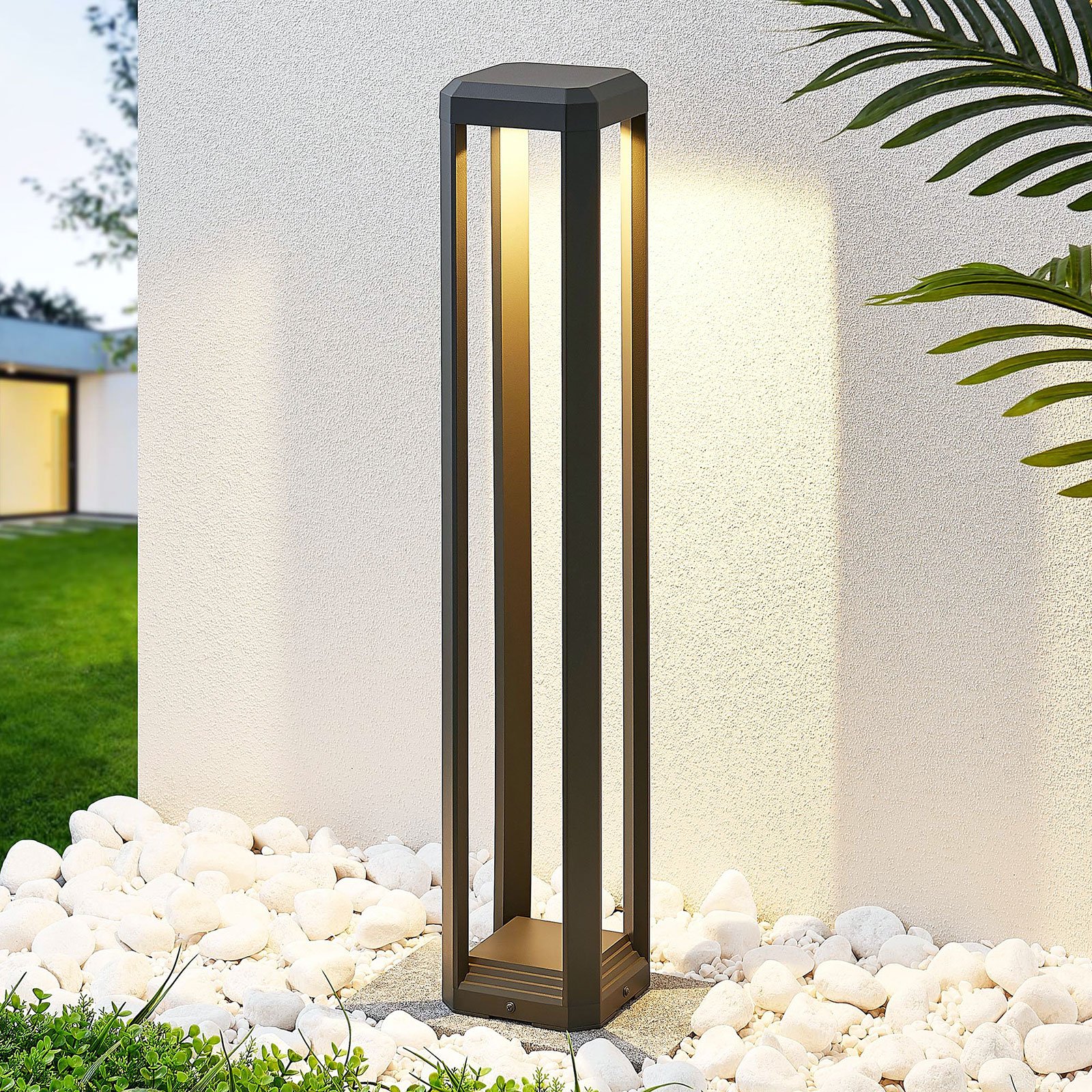 LED tuinpadverlichting Fery in antraciet, 80 cm