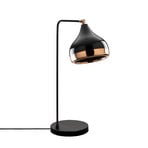 Yildo table lamp, black/copper, metal, height 52 cm