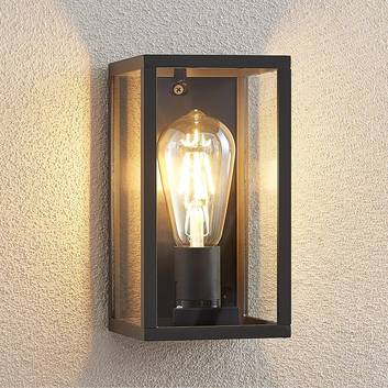 Lindby Filimon udendørs væglampe i mørkegrå, E27
