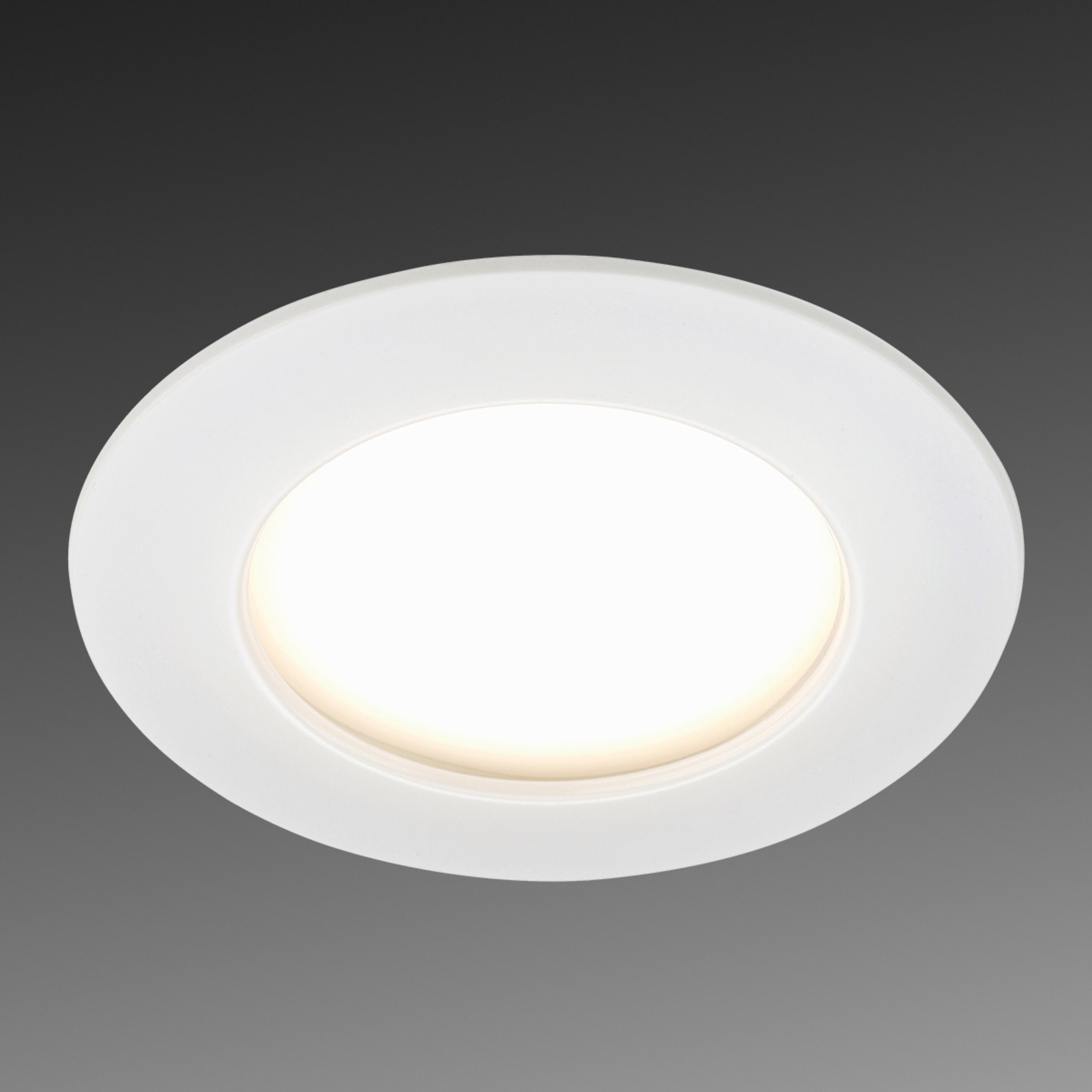 Výrazné LED podhledové svítidlo Paul bílá