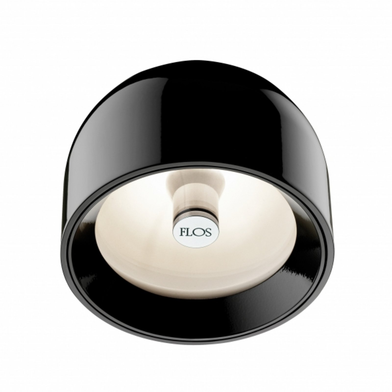 Wan Ceiling Lamp/Wall Lamp Black - Flos