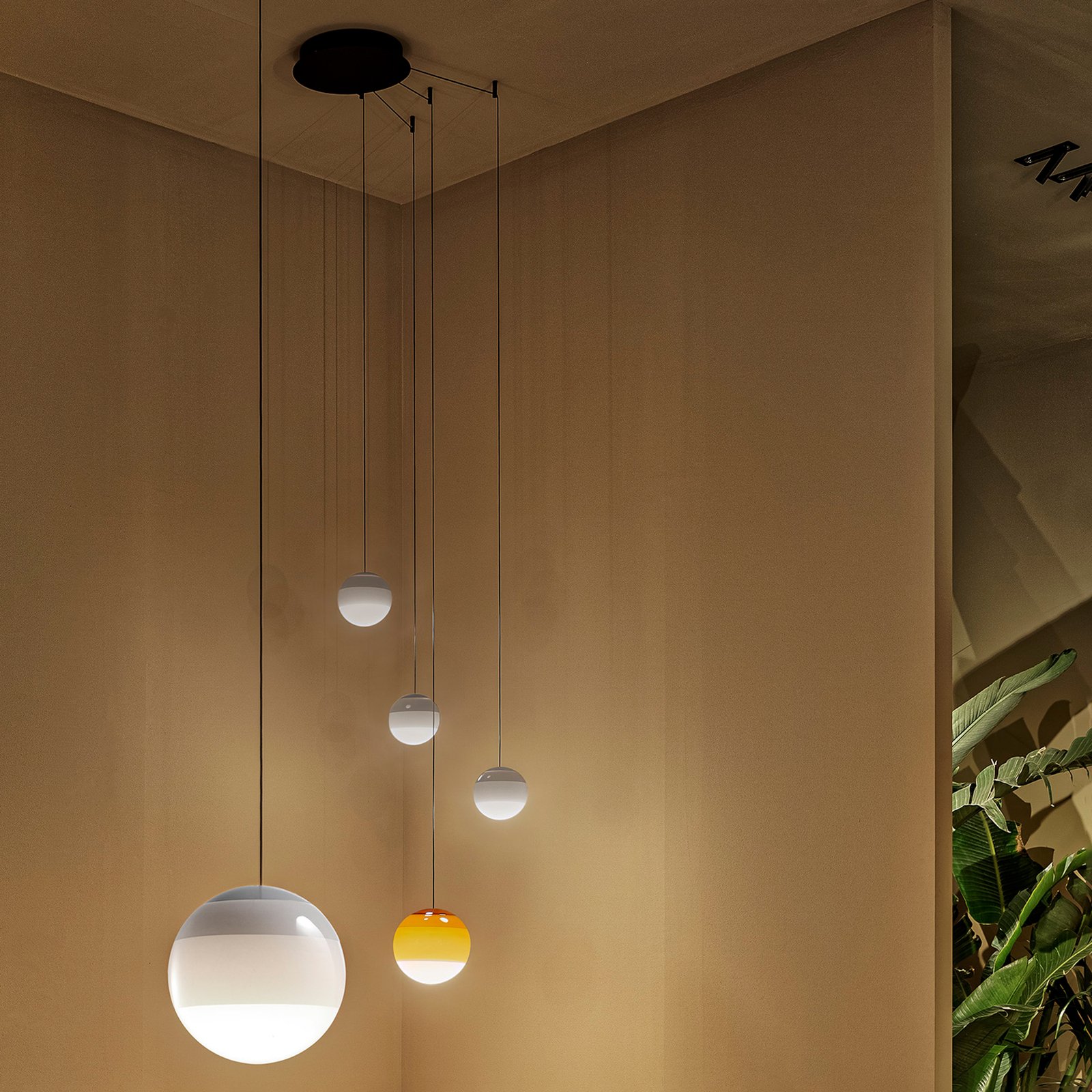 Dipping Light 20 Pendelleucte Off-White - Marset