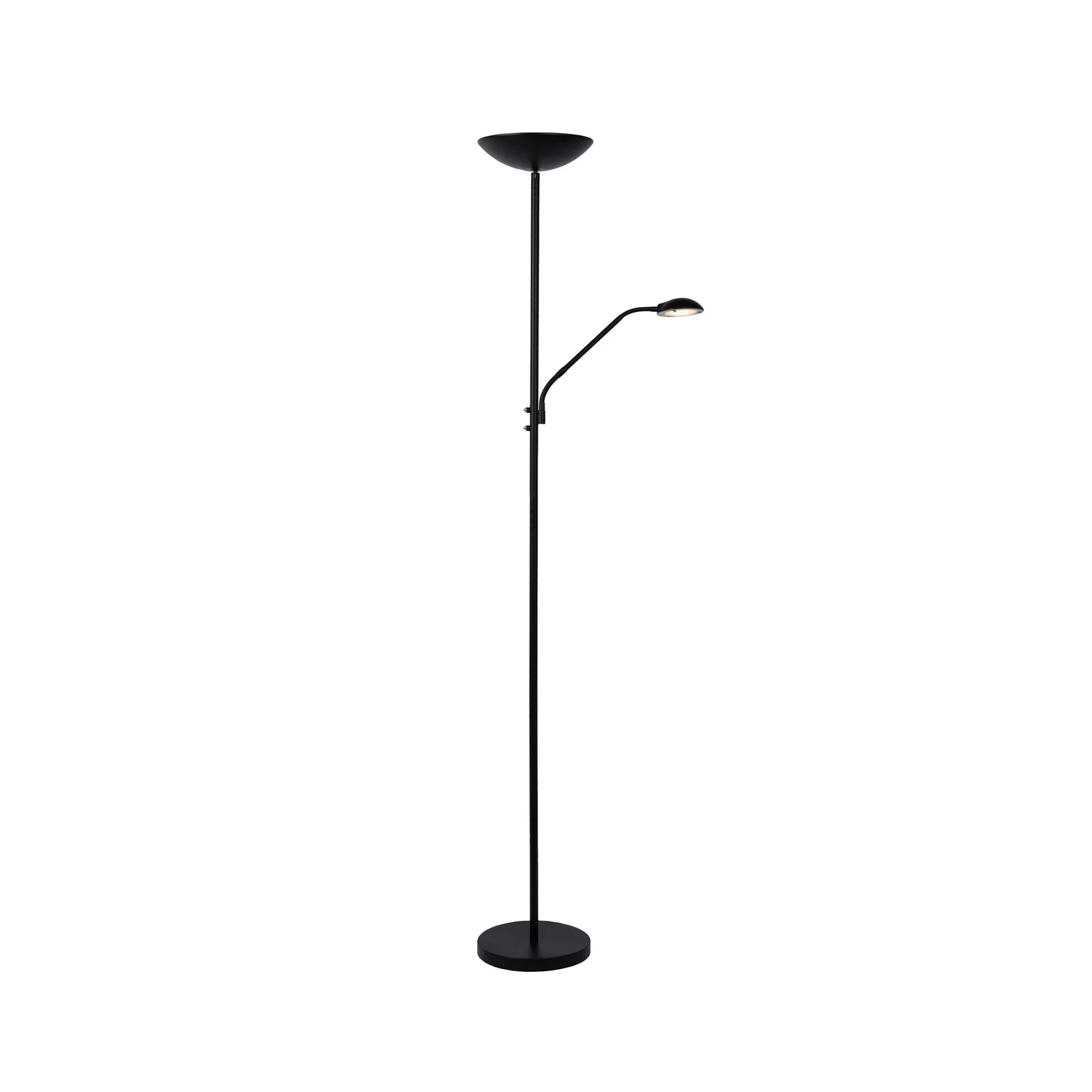 LED stropni reflektor Zenith sa LED lampom za čitanje, crni