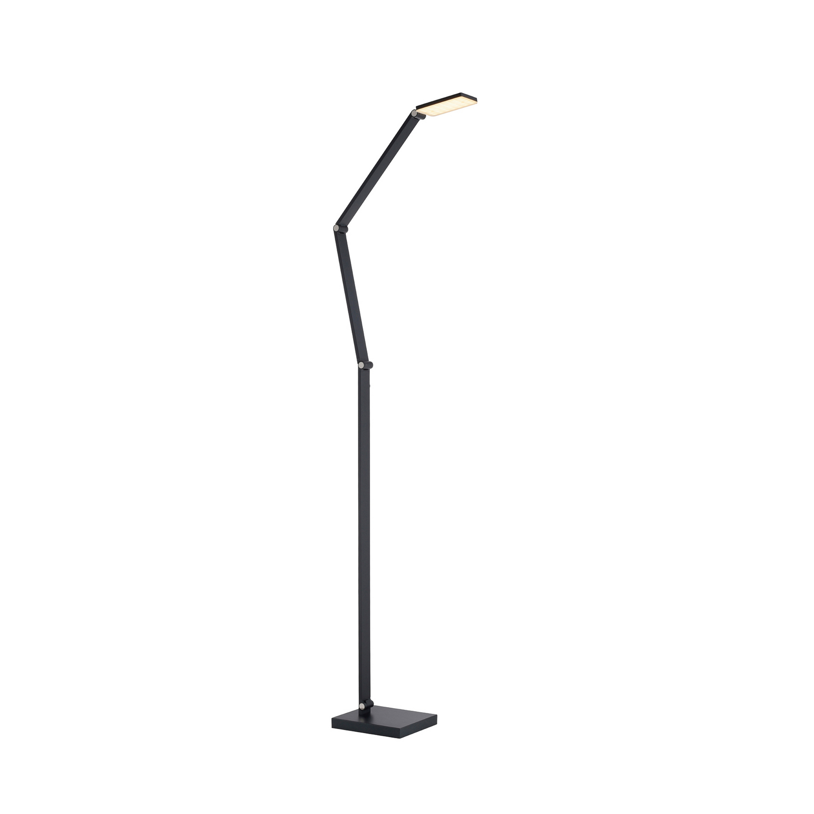 LED toršeras „SAMSKY“, pilkos spalvos, aukštis 161 cm, metalinis, jutiklinis