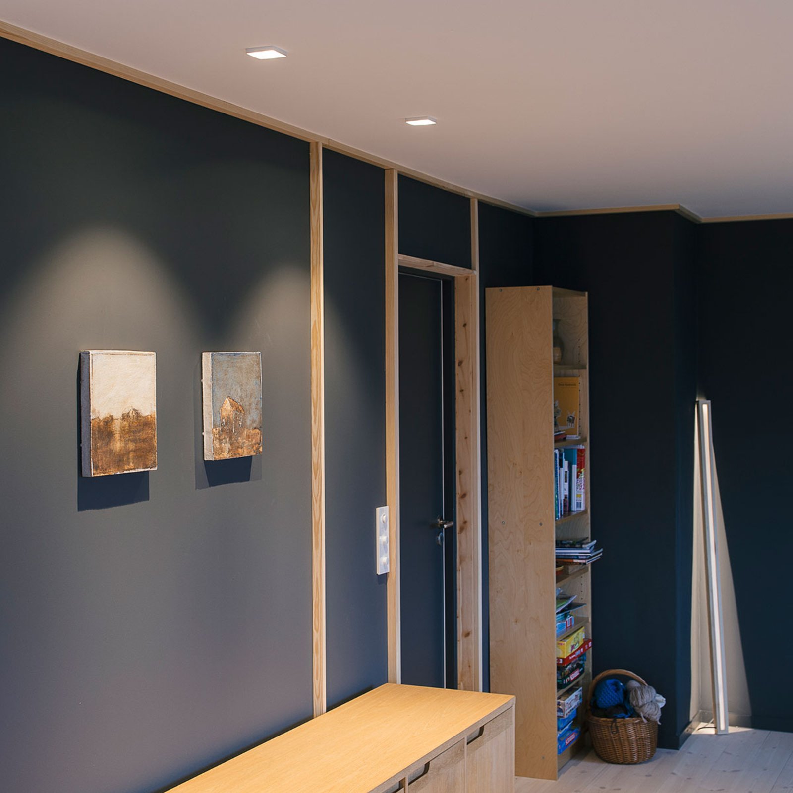 GF design Squary Einbaulampe IP54 weiß