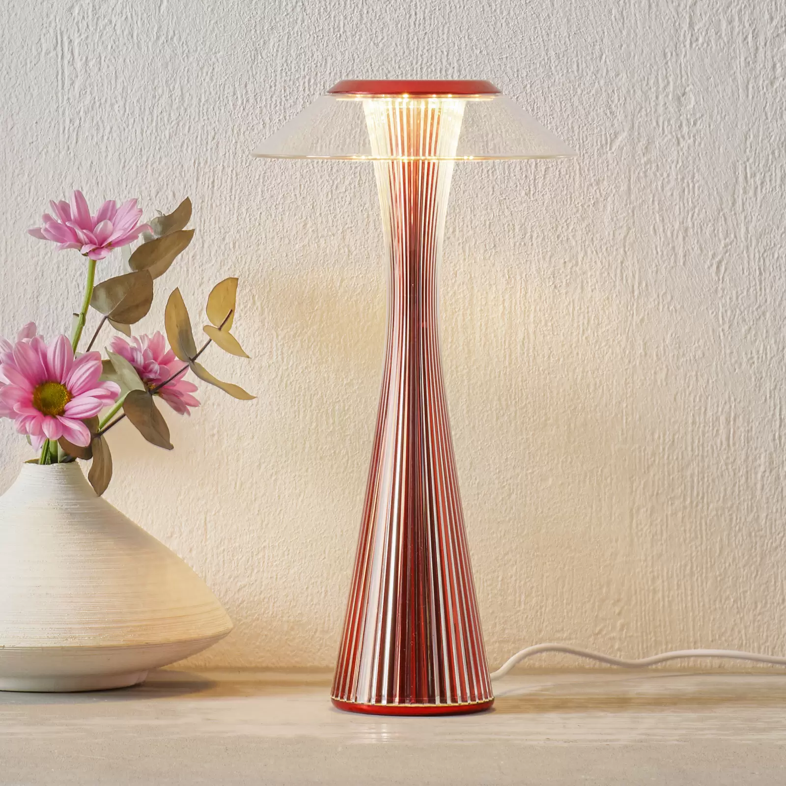 Kartell Space LED-Tischleuchte rot Limited Edition