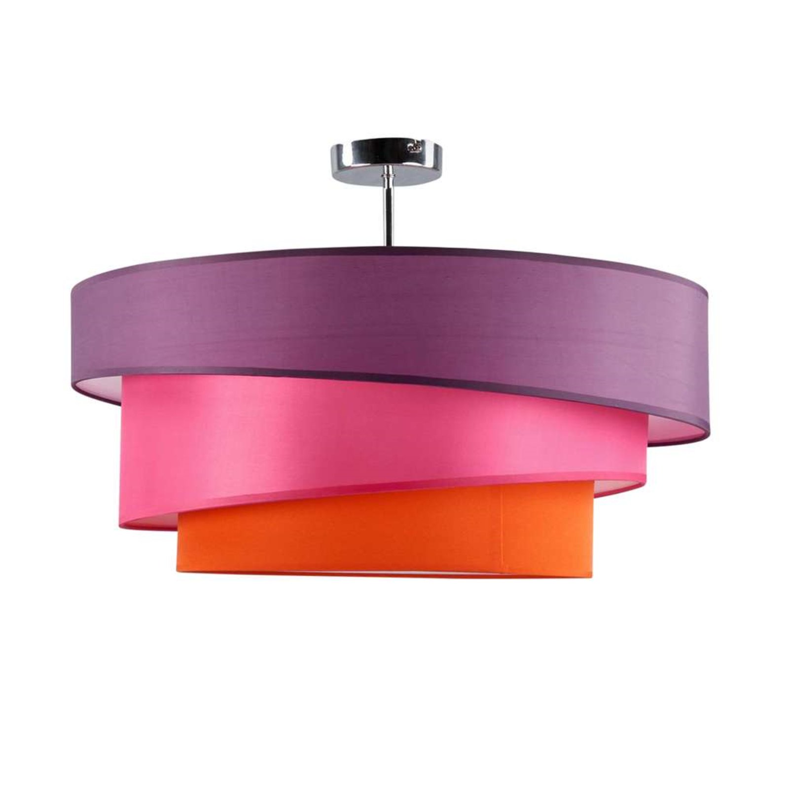 Melia Candeeiro de Tecto Violet/Pink/Orange/Chrome - Lindby