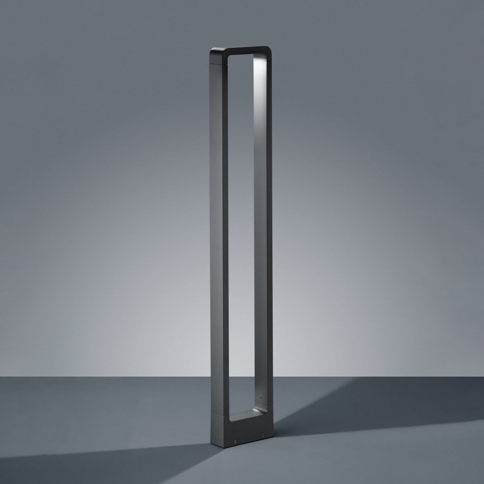 Trio Lighting Bornă luminoasă LED RENO antracit înălțime 100 cm metal IP54 - Modern - Aluminiu
