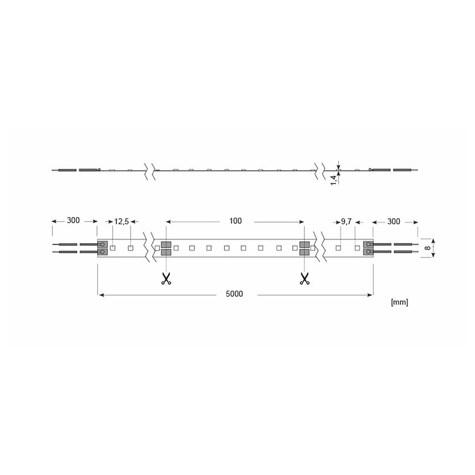 Radium Essence 1000 LED-Strip, 5 m, 40W, 2.700K günstig online kaufen