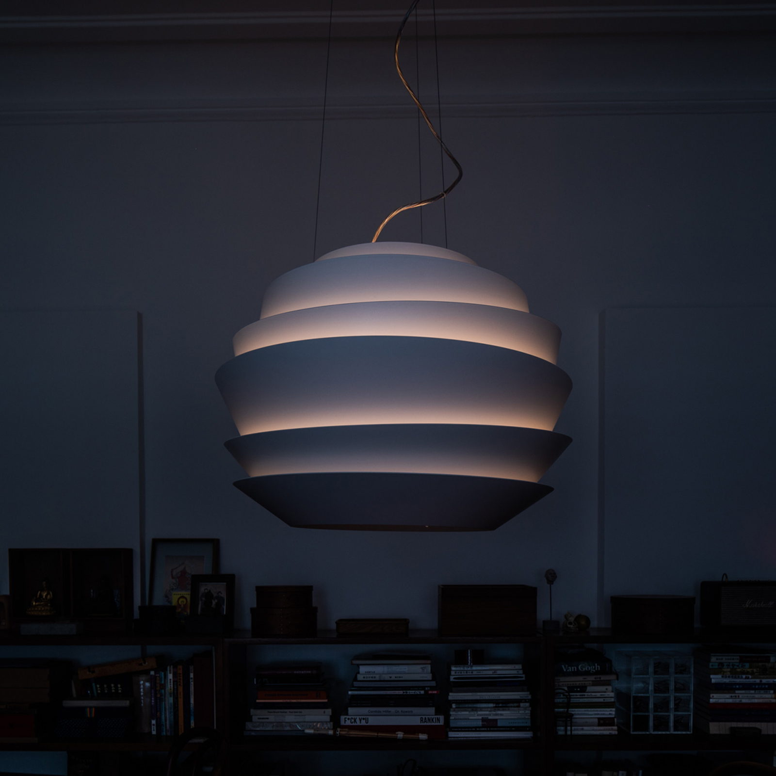 Foscarini Le Soleil lampa wisząca LED, biała