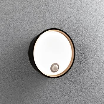 Paulmann Platomo LED-Außenwandlampe Sensor schwarz