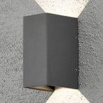 Applique d'extérieur LED Cremona 8 cm anthracite