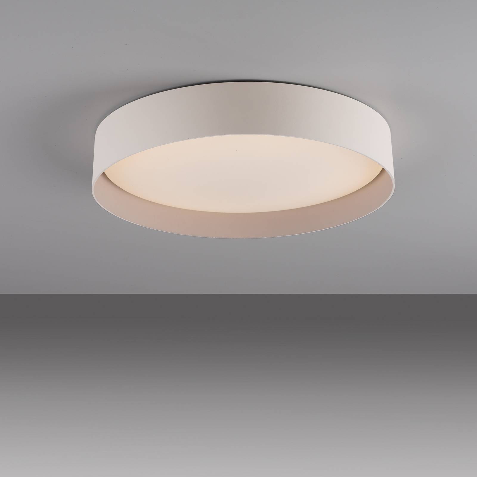  Schöner Wohnen Schöner Wohnen Tavoli Led Ceiling Light, Beige, ø 39 Cm, Metal, Cct, Dimmable 