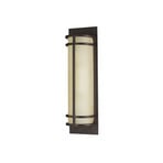 Nástěnné světlo Fusion 2, bronzová/krémová, 43 cm – FEISS