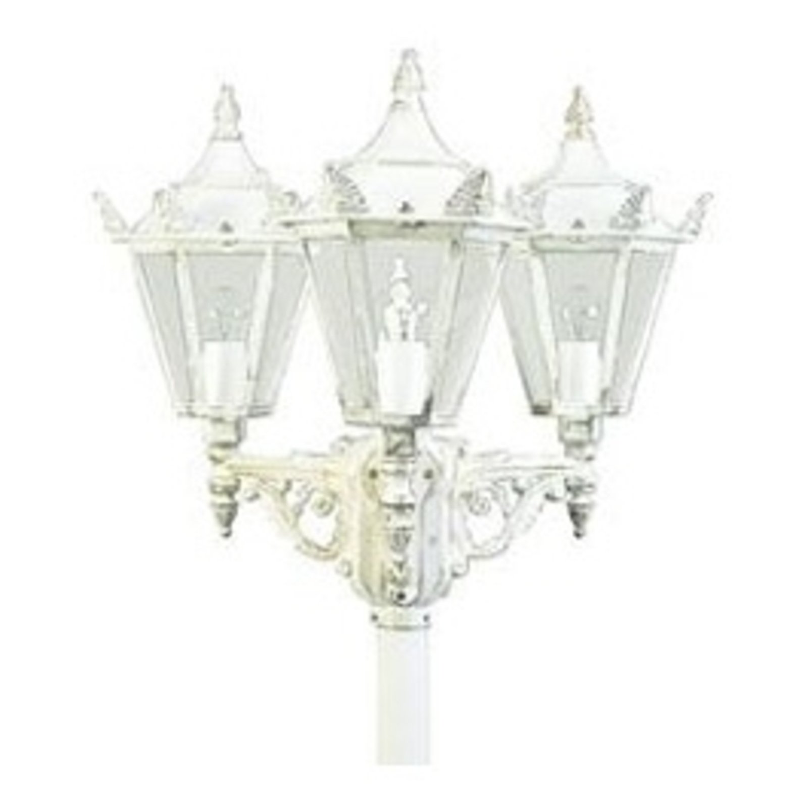Country house lamp post 756, three-bulb